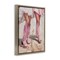 Stupell Industries Coastal Cowgirls Stepping Floater Framed Canvas Wall Art Design by LSR Design Studio
